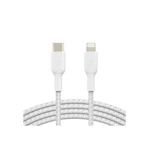 cable-usb-c-lightning-iphone-trenzado-1m-blanco-belkin Cable Lightning a USB-C Belkin Trenzado