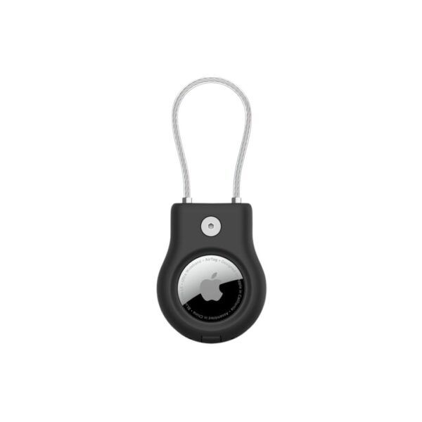 llavero-airtag-cable-metalico-belkin Llavero Airtag Belkin Secure Holder Acero
